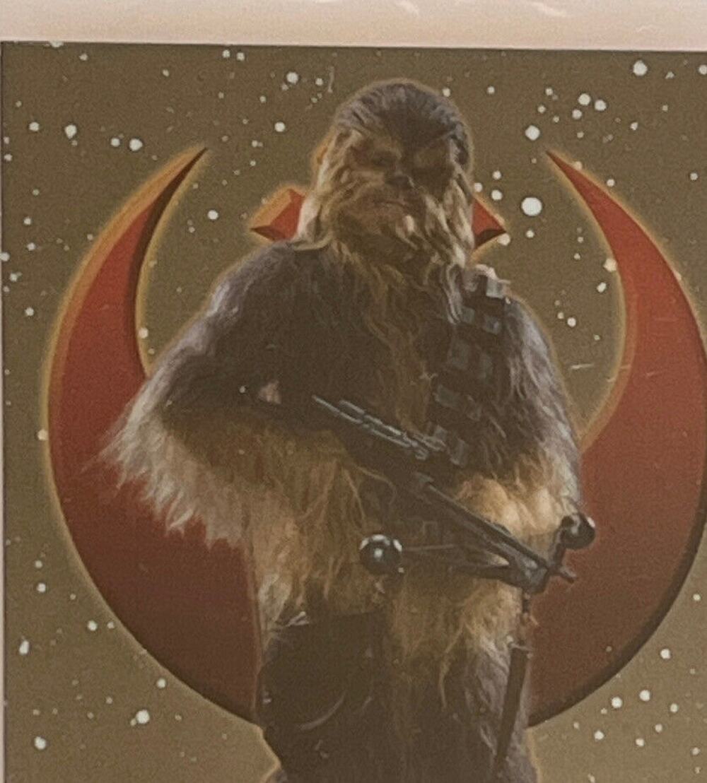 2016 Topps Chrome Star Wars The Force Awakens Heroes Of The Resistance Chewbacca